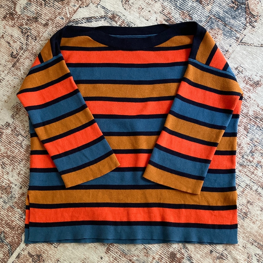 LL Bean Signature Vibrant Striped Knitwear
